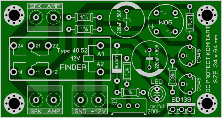 DC Protect 3 Transistors Version 2 KOMITART LAY6 FOTO