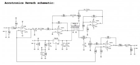 Accutronics Reverberator schematic