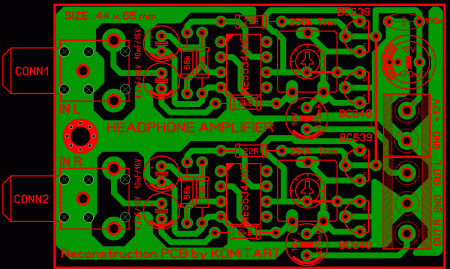 Headphone Amplifier_NE5534AN_KOMITART LAY6