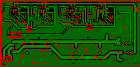 AMP TDA7294 BRIDGE STEREO LAY6