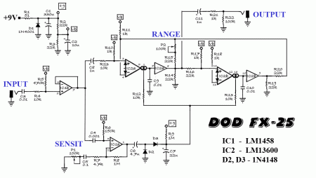MOD DOD FX25 schematic