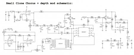 SMALL CLON CHORUS Schematic