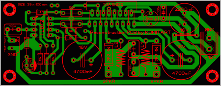 Amplifier TDA1562Q_TL072 KOMITART LAY6