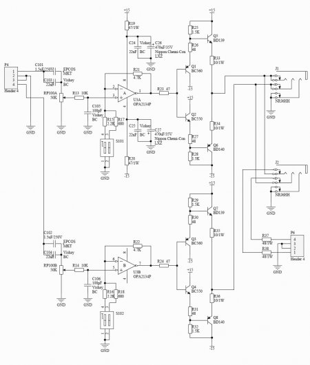 Headphone Amplifier Lehmann Audio Black Cube Schematic