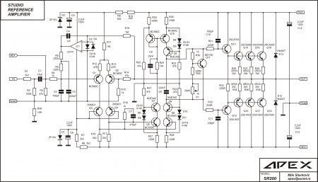 APEX SR200V2 Amplifier Schematic