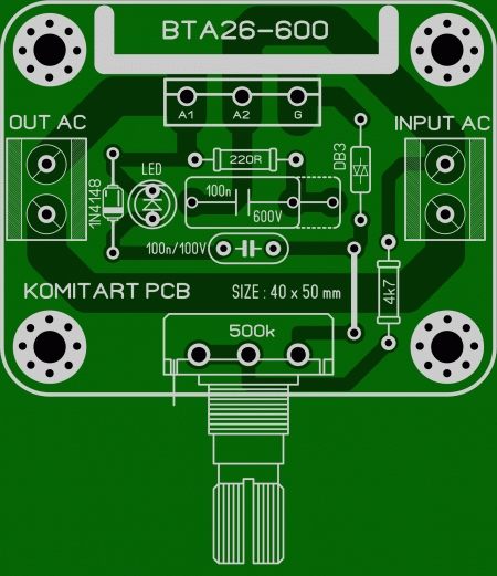 BTA26-600 25A Reg LAY6 FOTO