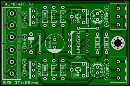 Control of two fans depending on temperature_ KOMITART LAY6 FOTO