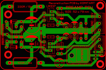 STUDIO  SERIES  PREAMPLIFIER  PSU KOMITART LAY6