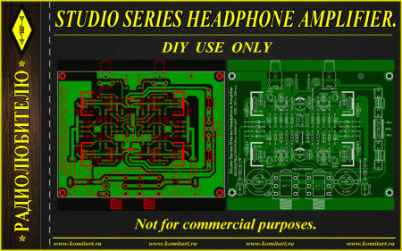 STUDIO SERIES STEREO HEADPHONE AMPLIFIER Project