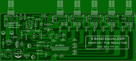 5 band ekvalizer BA3822 LAY6 FOTO