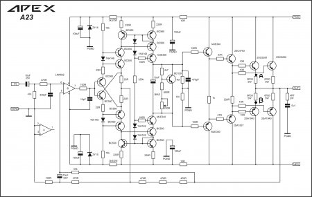 Apex A23 Amplifier Schematic