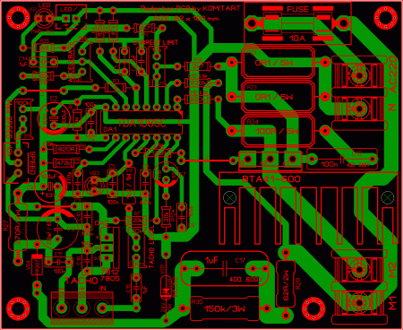 Motor Controller TDA1085C_Hall sensor_KOMITART LAY6