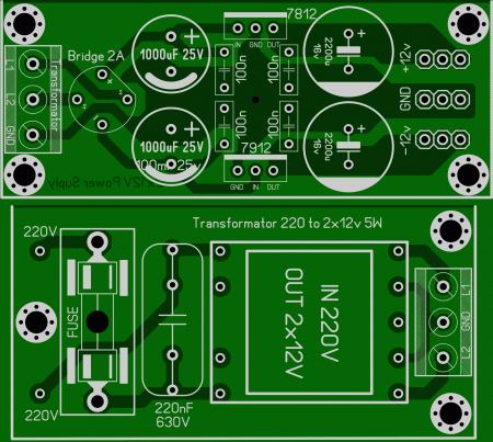 PSU board LAY6 FOTO