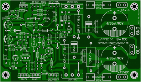 APEX BA100 Amplifier LAY6 Foto