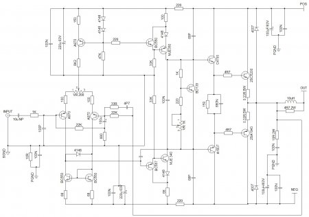 MOD APEX AX14 Amplifier Schematic