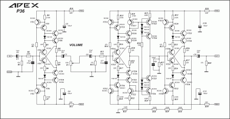 APEX P36 Preamplifier Schematic