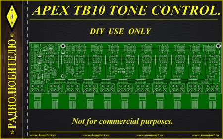 APEX TB10 TONE CONTROL KOMITART PROJECT