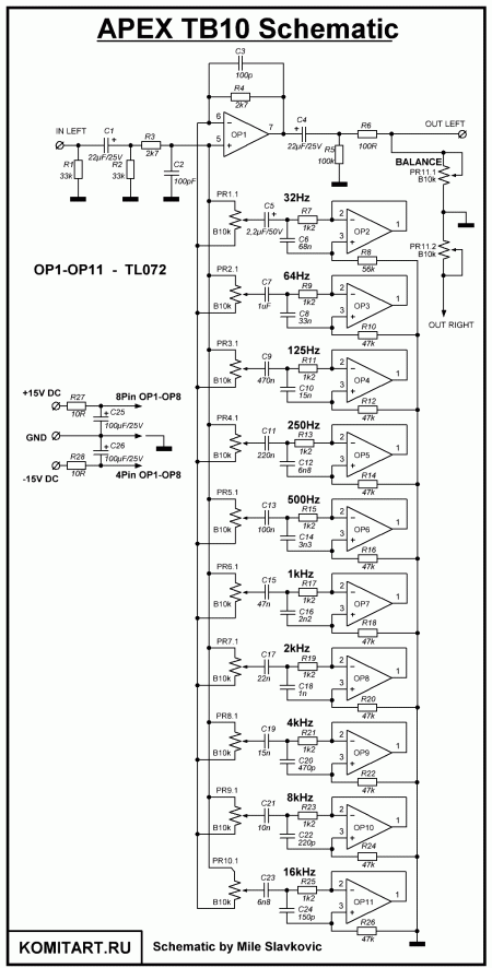 APEX TB10 Schematic