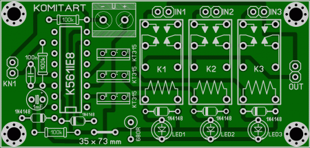 Selektor INPUT SIGNAL_MONO_LAY6 FOTO