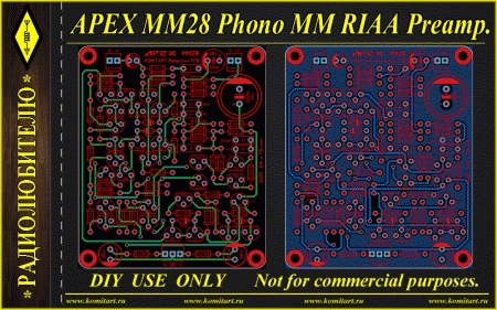 APEX MM28 RIAA KOMITART Project