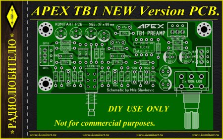 APEX TB1 NEW Version PCB_KOMITART Project