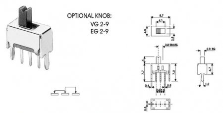  3pin-1P2T