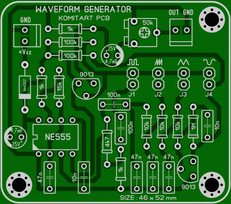 China_Kits NE555 SIGNAL GENERATOR KOMITART LAY6 FOTO