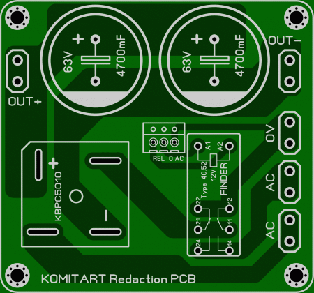 K7200 LAB PSU INPUT SECTION KOMITART LAY6