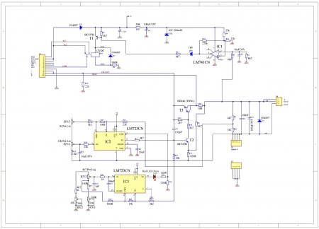 LAB PSU Velleman K7200 Schematic