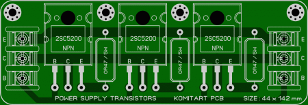 Power Transistors 3x2SC5200 KOMITART LAY6 FOTO