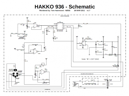 HAKKO 936 Schematic