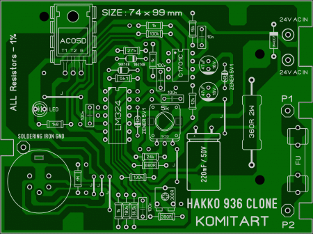 HAKKO 936 CLONE KOMITART LAY6 FOTO