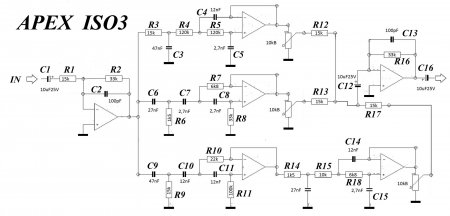 DJ ISOLATOR APEX ISO3 Schematic