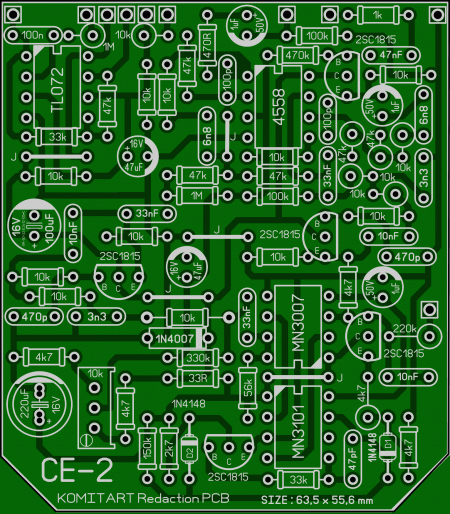 BOSS CE2 MOD KOMITART LAY6 FOTO