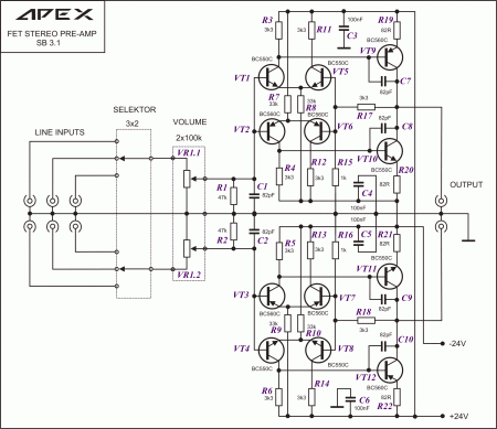 APEX-BJT-PREAMP-Schematic