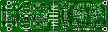 APEX PREAMP and PSU LAY6 foto