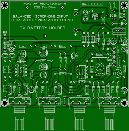 Balanced Microphone Preamp KOMITART LAY6 FOTO