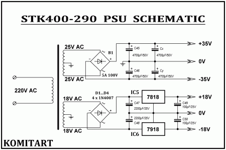 STK400-290-PSU Schematic