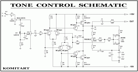 TONE CONTROL SCHEMATIC