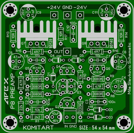 Apex P8 HeadAmp-Preamp LAY6 Foto