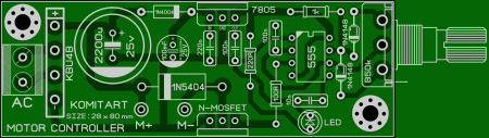 MOTOR CONTROLLER KOMITART LAY6 FOTO