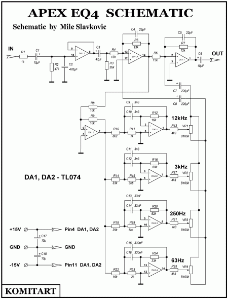 APEX EQ4  SCHEMATIC