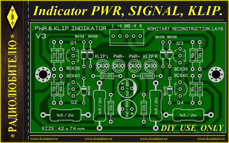 Indicator PWR SIGN KLIP KOMITART Project