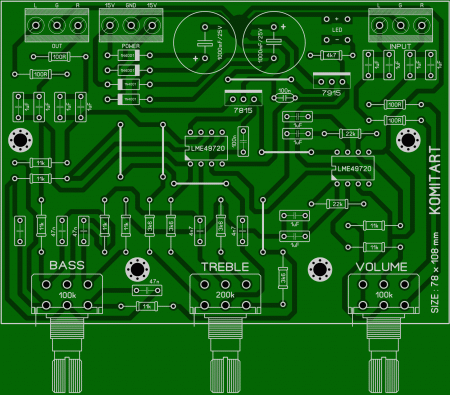 LME49720 Tone Control LAY6 FOTO