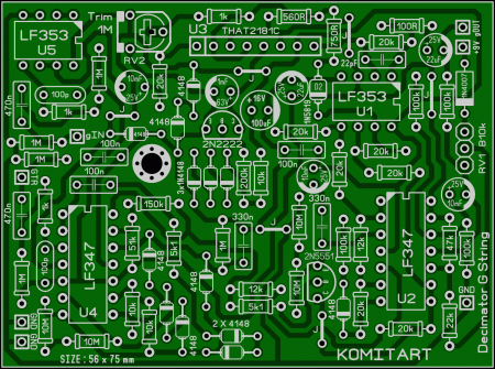 Decimator G String KOMITART LAY6 FOTO