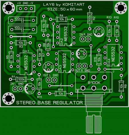 STEREO  BASE  REGULATOR KOMITART LAY6 FOTO