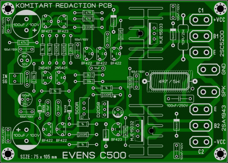 EVENS C500 AMP KOMITART LAY6 FOTO