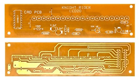 Running 20 LED PCB