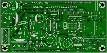 STK433-130 AMPLIFIER KOMITART LAY6 FOTO