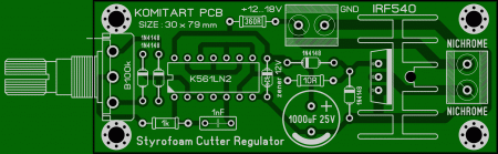 Styrofoam Cutter Regulator KOMITART LAY6 FOTO